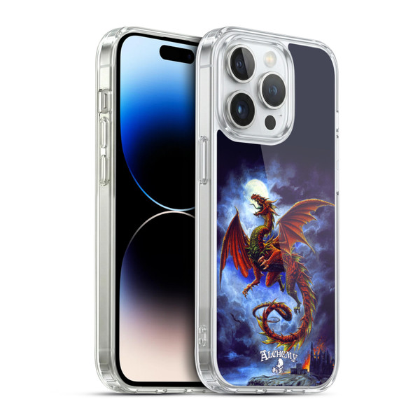 Alchemy Gothic Dragon Whitby Wyrm Soft Gel Case for Apple iPhone 14 Pro & MagSafe