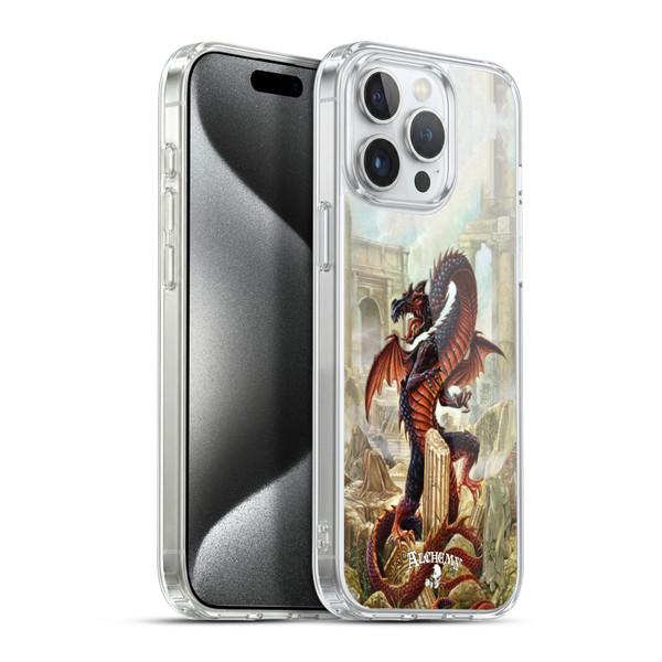 Alchemy Gothic Dragon Vindicta Pendragon Soft Gel Case for Apple iPhone 15 Pro Max & MagSafe