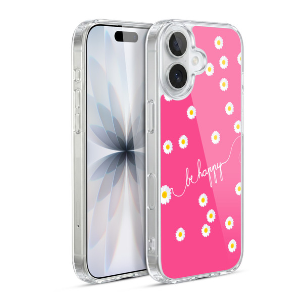 Monika Strigel Happy Daisy Hotpink Soft Gel Case for Apple iPhone 17