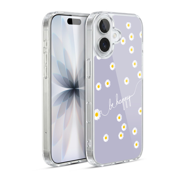 Monika Strigel Happy Daisy Lavender Soft Gel Case for Apple iPhone 17