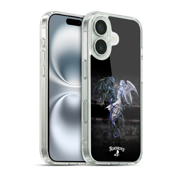 Alchemy Gothic Dragon Dark Chemical Wedding Soft Gel Case for Apple iPhone 16 & MagSafe