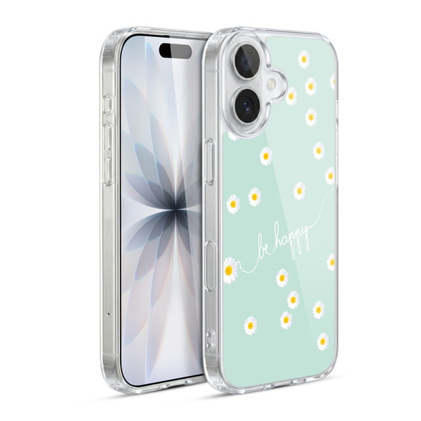 Monika Strigel Happy Daisy Mint Soft Gel Case for Apple iPhone 17