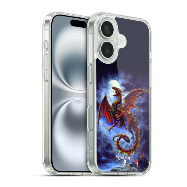 Alchemy Gothic Dragon Whitby Wyrm Soft Gel Case for Apple iPhone 16 & MagSafe