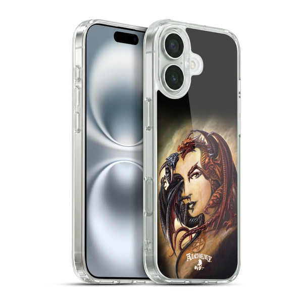 Alchemy Gothic Dragon Morgan Theomachia Soft Gel Case for Apple iPhone 16 Plus & MagSafe