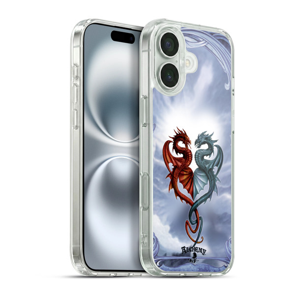 Alchemy Gothic Dragon Draconic Tryst Soft Gel Case for Apple iPhone 16 Plus & MagSafe
