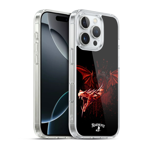 Alchemy Gothic Dragon Devils Travails Soft Gel Case for Apple iPhone 16 Pro & MagSafe