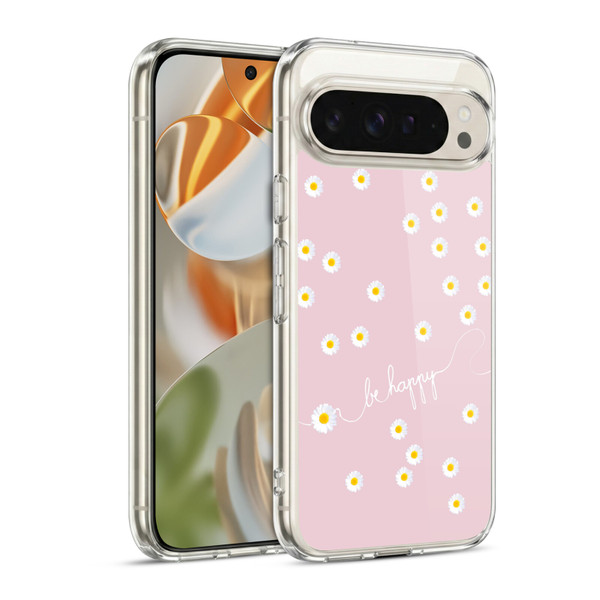 Monika Strigel Happy Daisy Blush Soft Gel Case for Google Pixel 9 / Pixel 9 Pro
