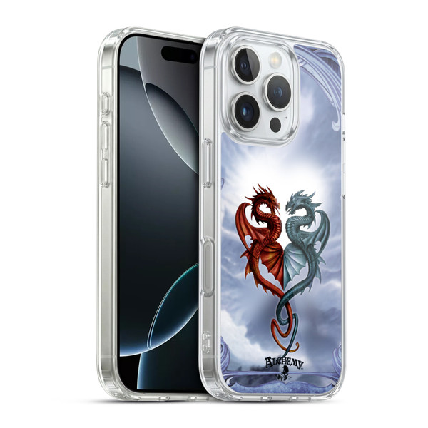 Alchemy Gothic Dragon Draconic Tryst Soft Gel Case for Apple iPhone 16 Pro & MagSafe