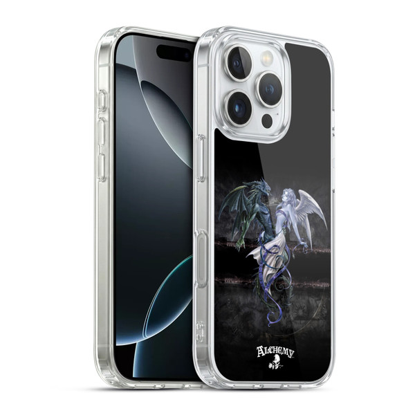 Alchemy Gothic Dragon Dark Chemical Wedding Soft Gel Case for Apple iPhone 16 Pro & MagSafe
