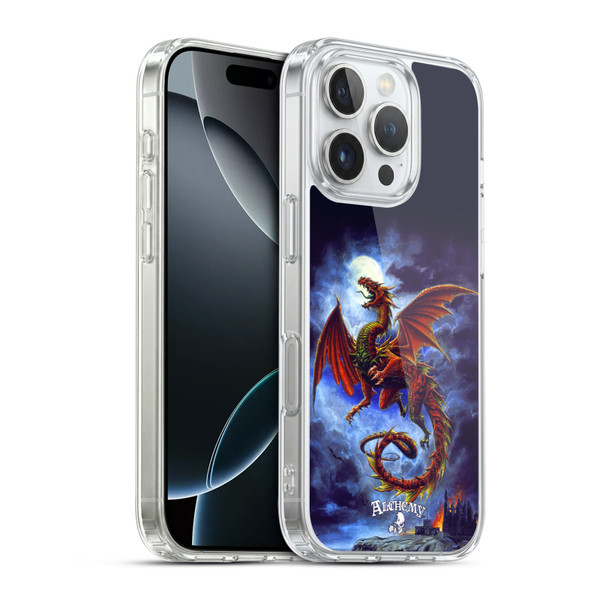 Alchemy Gothic Dragon Whitby Wyrm Soft Gel Case for Apple iPhone 16 Pro & MagSafe