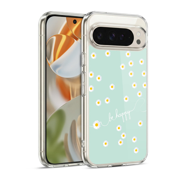 Monika Strigel Happy Daisy Mint Soft Gel Case for Google Pixel 9 / Pixel 9 Pro