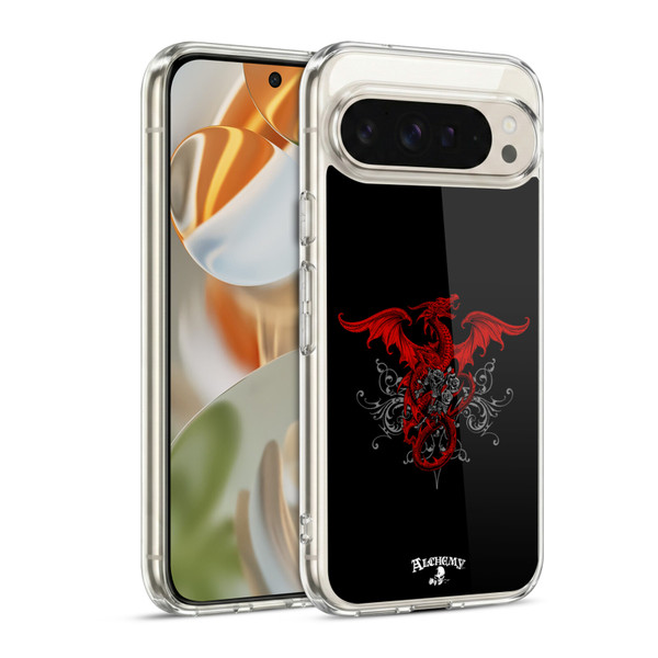 Alchemy Gothic Dragon Draco Rosa Soft Gel Case for Google Pixel 9 / Pixel 9 Pro