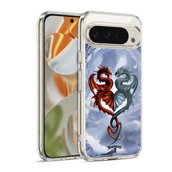Alchemy Gothic Dragon Draconic Tryst Soft Gel Case for Google Pixel 9 / Pixel 9 Pro