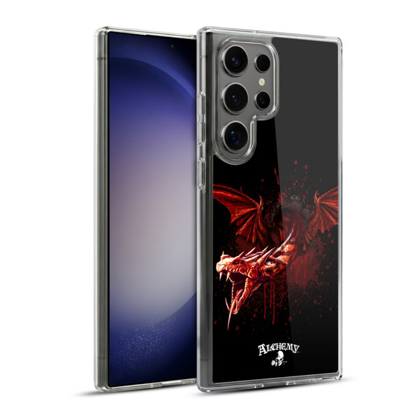 Alchemy Gothic Dragon Devils Travails Soft Gel Case for Samsung Galaxy S23 Ultra 5G & MagSafe