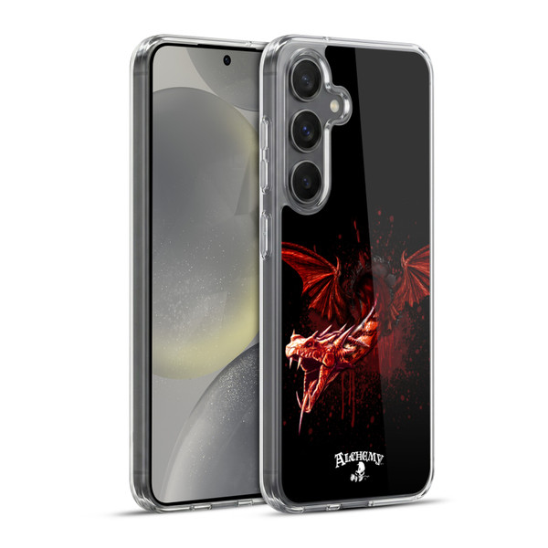 Alchemy Gothic Dragon Devils Travails Soft Gel Case for Samsung Galaxy S24+ 5G & MagSafe