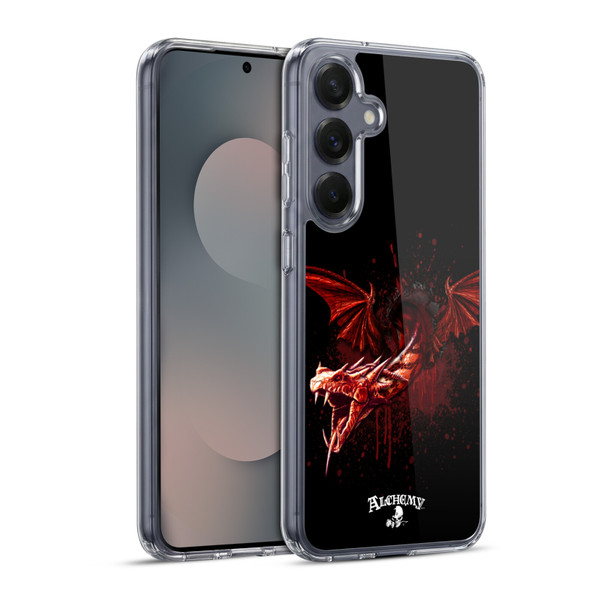Alchemy Gothic Dragon Devils Travails Soft Gel Case for Samsung Galaxy S25+ & MagSafe
