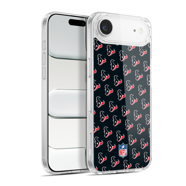 NFL Houston Texans Artwork Patterns Soft Gel Case for Apple iPhone 17 Air
