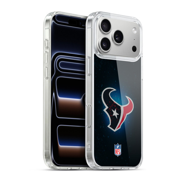NFL Houston Texans Artwork LED Soft Gel Case for Apple iPhone 17 Pro Max