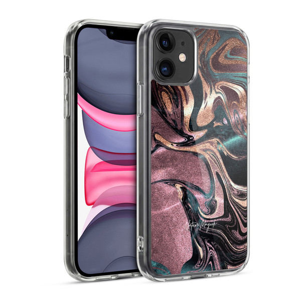 Nature Magick Luxe Gold Marble Metallic Bronze Soft Gel Case for Apple iPhone 11