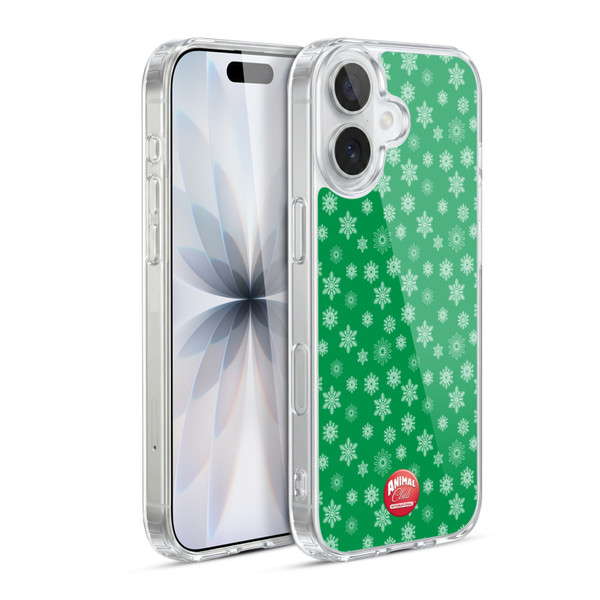 Animal Club International Patterns Snowflakes Soft Gel Case for Apple iPhone 17
