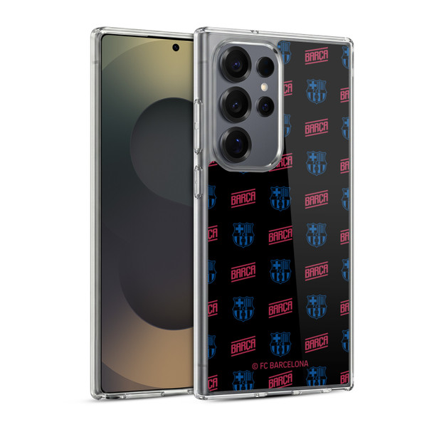 FC Barcelona Forca Barca Pattern Soft Gel Case for Samsung Galaxy S25 Ultra & MagSafe