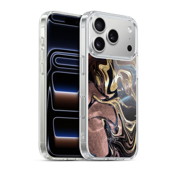 Nature Magick Luxe Gold Marble Metallic Gold Soft Gel Case for Apple iPhone 17 Pro