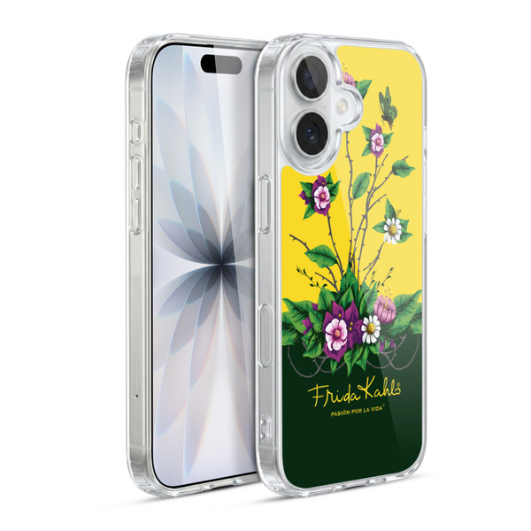 Frida Kahlo Purple Florals Shrub Soft Gel Case for Apple iPhone 17