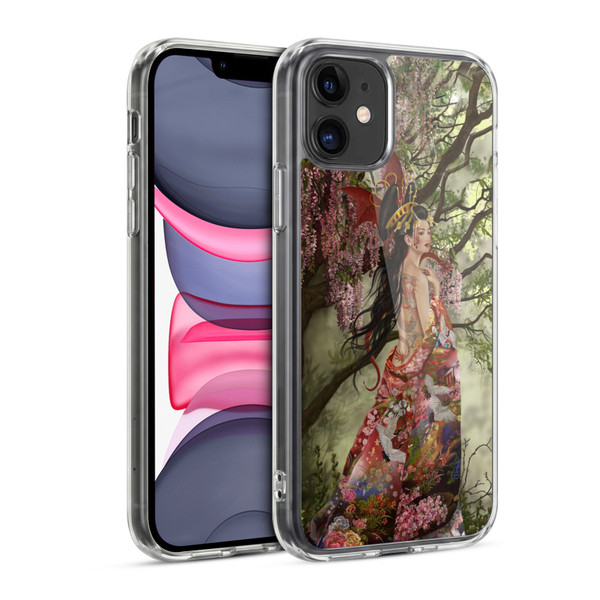 Nene Thomas Deep Forest Asian Silk Soft Gel Case for Apple iPhone 11