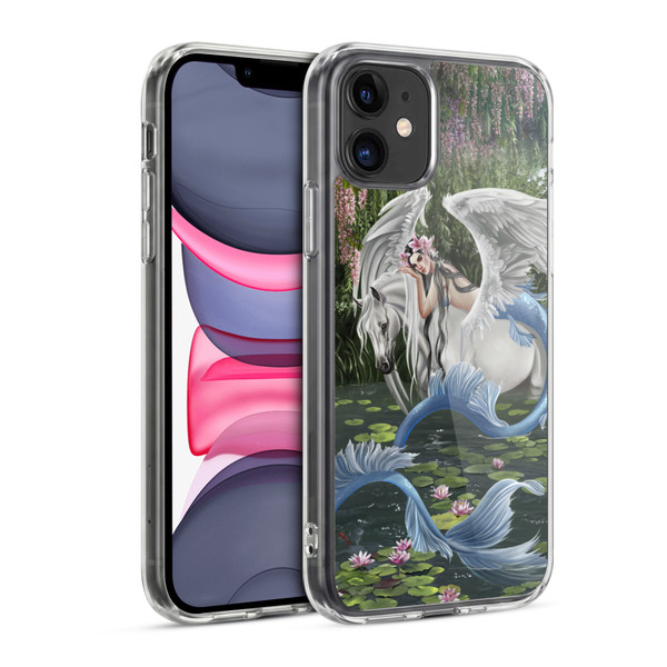 Nene Thomas Deep Forest Still Waters Mermaid & Pegasus Soft Gel Case for Apple iPhone 11