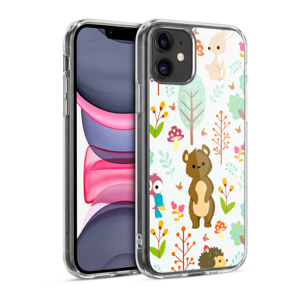 Haroulita Forest Adorable Bear Soft Gel Case for Apple iPhone 11