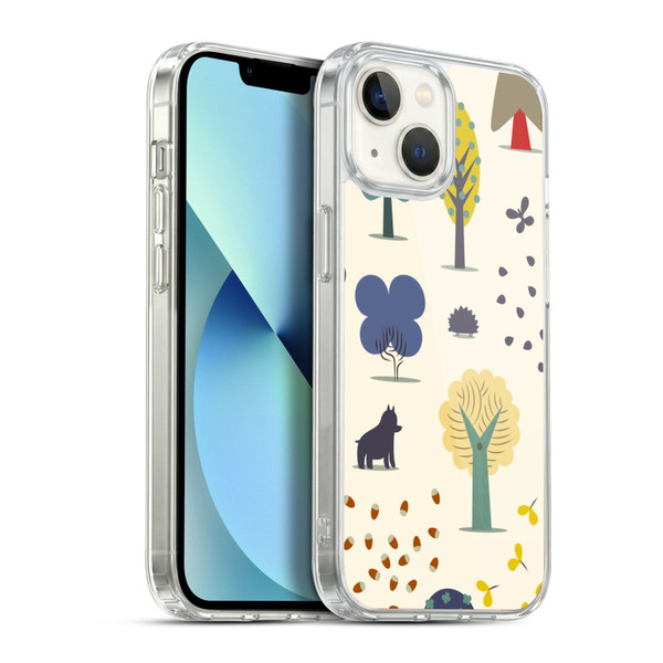 Haroulita Forest Autumn Soft Gel Case for Apple iPhone 13