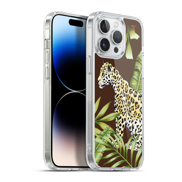 Haroulita Forest Leopard Soft Gel Case for Apple iPhone 13 Pro Max & MagSafe