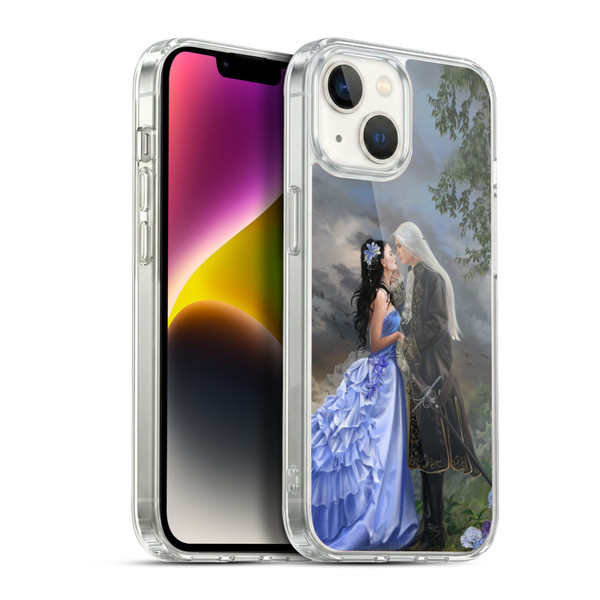 Nene Thomas Deep Forest Victorian Lovers In Garden Soft Gel Case for Apple iPhone 14