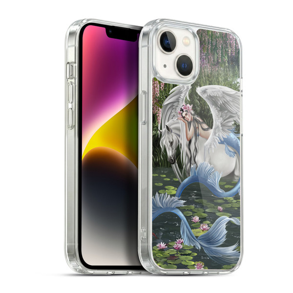 Nene Thomas Deep Forest Still Waters Mermaid & Pegasus Soft Gel Case for Apple iPhone 14 Plus & MagSafe