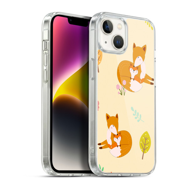 Haroulita Forest Baby Deer Pattern Soft Gel Case for Apple iPhone 14 Plus & MagSafe