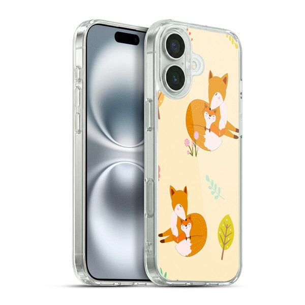 Haroulita Forest Baby Deer Pattern Soft Gel Case for Apple iPhone 16 Plus & MagSafe