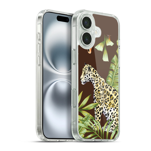 Haroulita Forest Leopard Soft Gel Case for Apple iPhone 16 Plus & MagSafe