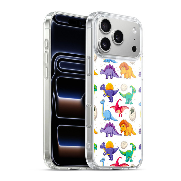Haroulita Forest Dinosaurs Soft Gel Case for Apple iPhone 17 Pro Max