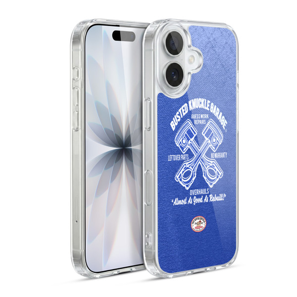 Busted Knuckle Garage Graphics Overhauls Soft Gel Case for Apple iPhone 17