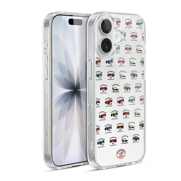 Busted Knuckle Garage Graphics Pattern Soft Gel Case for Apple iPhone 17