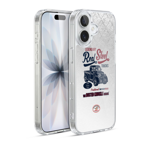 Busted Knuckle Garage Graphics Real Steel Soft Gel Case for Apple iPhone 17