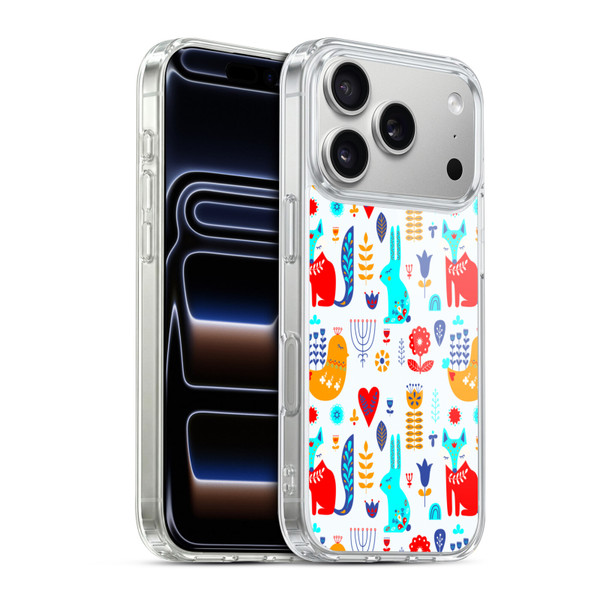 Haroulita Forest Bunny And Fox Soft Gel Case for Apple iPhone 17 Pro