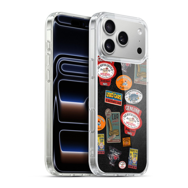 Busted Knuckle Garage Graphics Patches Soft Gel Case for Apple iPhone 17 Pro Max