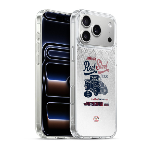 Busted Knuckle Garage Graphics Real Steel Soft Gel Case for Apple iPhone 17 Pro Max
