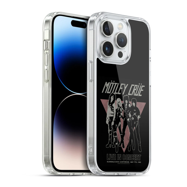 Motley Crue Tour Graphics Glendale Soft Gel Case for Apple iPhone 14 Pro & MagSafe