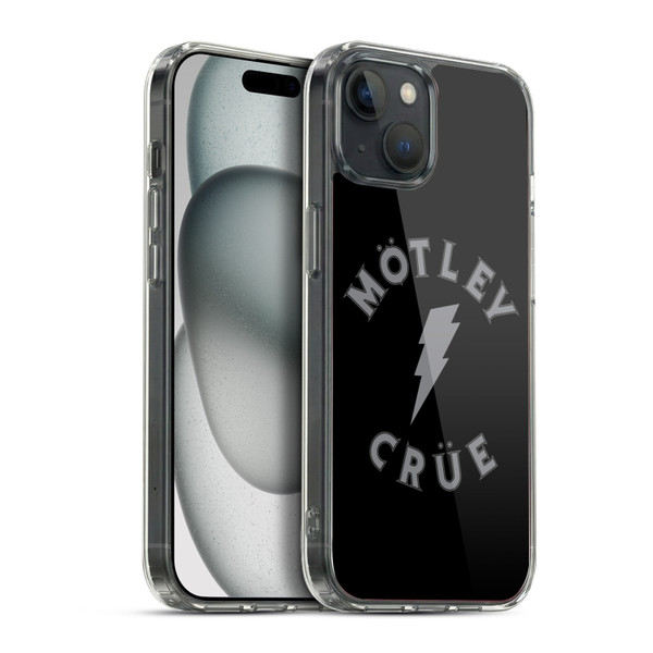 Motley Crue Tour Graphics Bolt Soft Gel Case for Apple iPhone 15 Plus & MagSafe