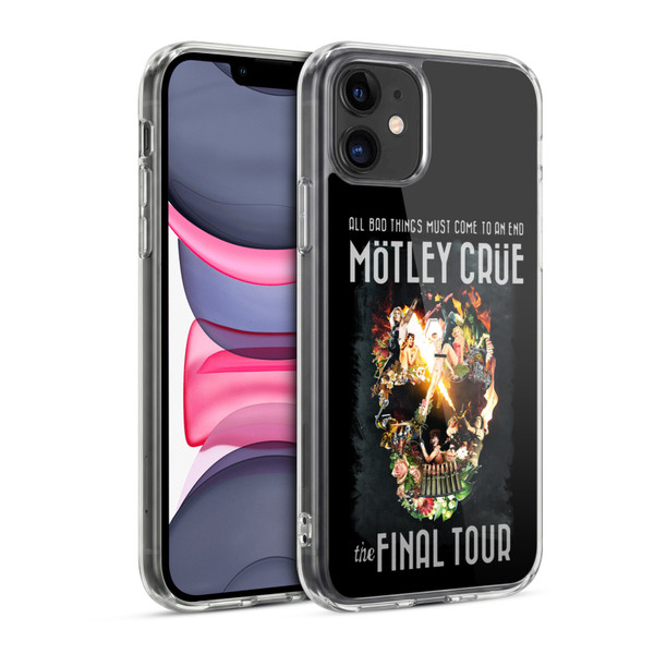 Motley Crue Tours All Bad Things Final Soft Gel Case for Apple iPhone 11