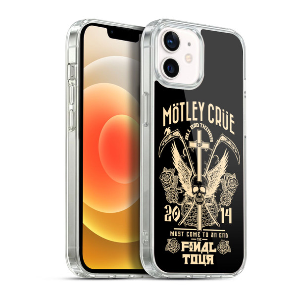 Motley Crue Tours All Bad Things Soft Gel Case for Apple iPhone 12 / iPhone 12 Pro & MagSafe