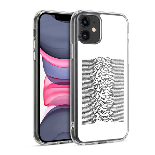 Joy Division Graphics Pulsar Waves Soft Gel Case for Apple iPhone 11