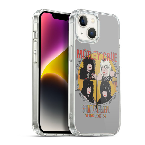 Motley Crue Tours SATD Vintage Soft Gel Case for Apple iPhone 14
